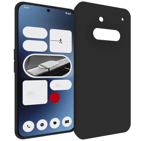 „Xhomet“ Hard silicone (TPU) case - black (Nothing Phone 3a)