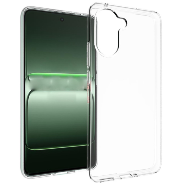 Hard silicone (TPU) case - transparent (OnePlus Nord CE5 / Ace 5 Racing)