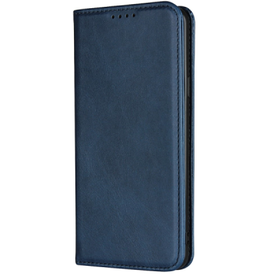 Samsung Galaxy S9+ "Split" blue leather flip case - book | Priedai.lt
