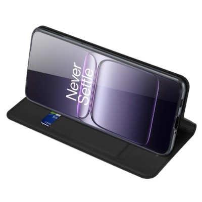 OnePlus Nord CE5 / Ace 5 Racing "Dux Ducis" Skin Flip Book Case Cover - black | Priedai.lt