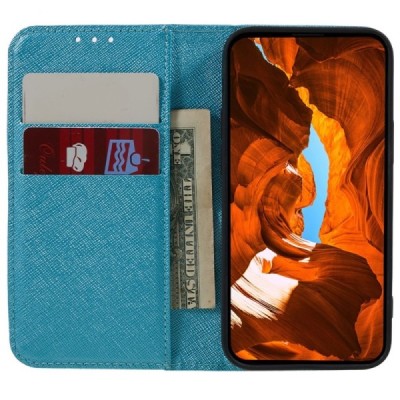 Nothing Phone 2 "Kalangshi" blue leather flip case - book | Priedai.lt