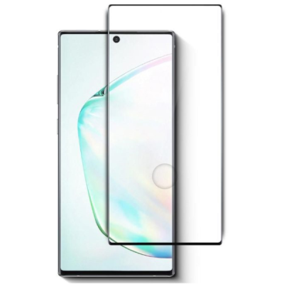 Samsung Galaxy Note 20 Ultra „Premium“ full coverage protective screen glass 0.2 mm - black | Priedai.lt