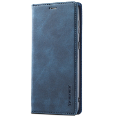 Lc.Imeeke Samsung Galaxy S22 5G Blue Leather Flip Case | Priedai.lt