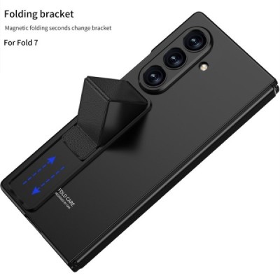 Samsung Galaxy Fold7 GKK Kickstand clear plastic case - back | Priedai.lt