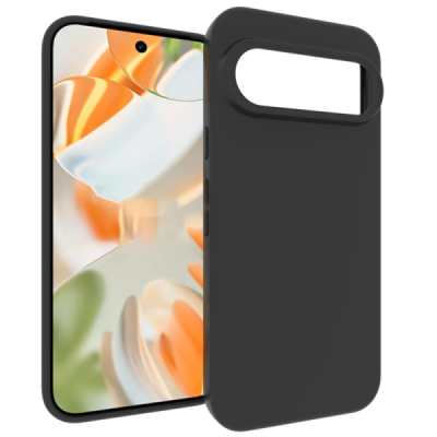 Google Pixel 10 / 10 Pro hard silicone (TPU) black case - cover | Priedai.lt