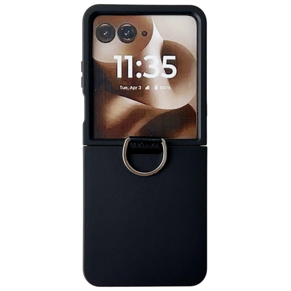 „Ring“ plastic case - Black (Motorola Razr 60 Ultra)