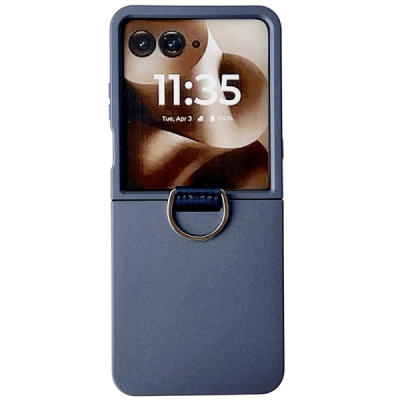 Motorola Razr 60 Ultra "Ring" plastic Blue case cover - back | Priedai.lt