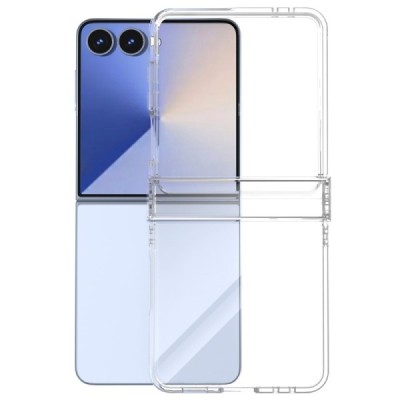 Samsung Galaxy Flip7 "Ring" plastic transparent case - back | Priedai.lt