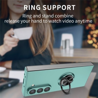 Samsung Galaxy Fold7 "Fashion" Kickstand Hard Plastic Mint Case - Back | Priedai.lt