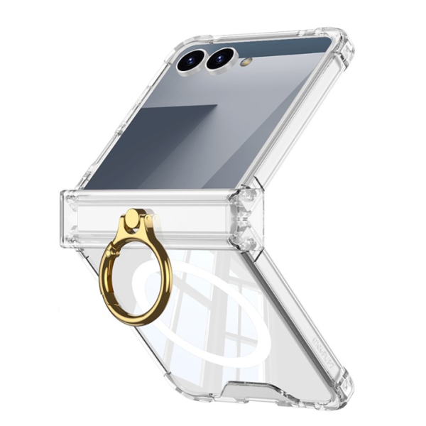 GKK Kickstand plastic MagSafe case - clear (Galaxy Flip7)