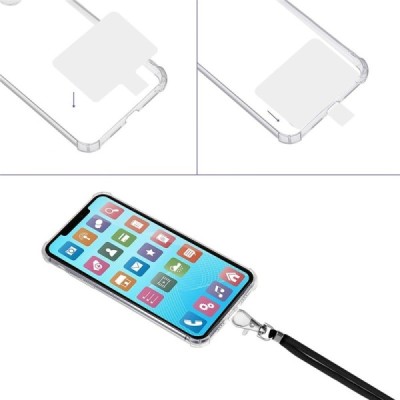 "Tutu" Body Phone Lanyard - Black | Priedai.lt