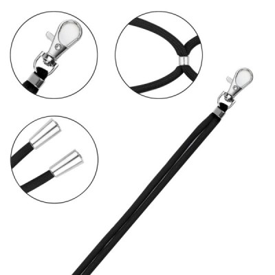 "Tutu" Body Phone Lanyard - Black | Priedai.lt