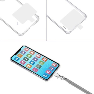 "Tutu" Body Phone Lanyard - Grey | Priedai.lt