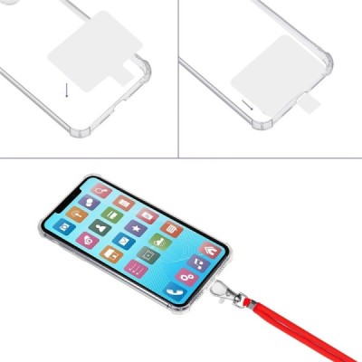 "Tutu" Body Phone Lanyard - red | Priedai.lt