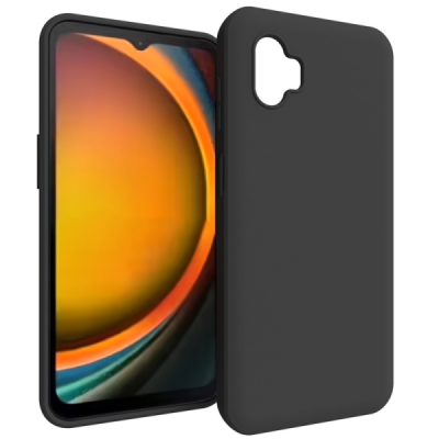 Samsung Galaxy XCover7 Pro hard silicone (TPU) black case - cover | Priedai.lt
