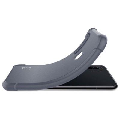 Xiaomi 12 Pro Imak reinforced protection hard silicone TPU gray case - back + screen protector | Priedai.lt