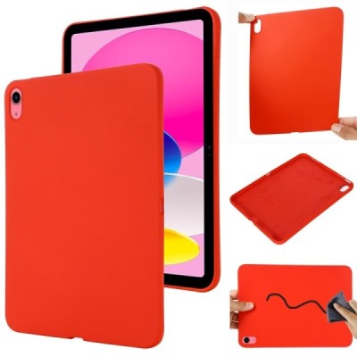 Apple iPad 11 2025, iPad 10,9 2022 Shell Hard Silicone TPU Case Cover - Red | Priedai.lt