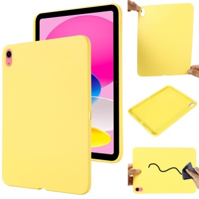 Apple iPad 11 2025, iPad 10,9 2022 Shell Hard Silicone TPU Case Cover - yellow | Priedai.lt