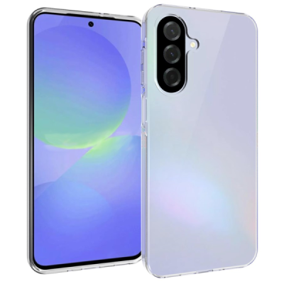Samsung Galaxy A17 hard silicone (TPU) clear, transparent case - cover | Priedai.lt