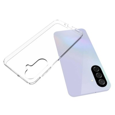 Samsung Galaxy A17 hard silicone (TPU) clear, transparent case - cover | Priedai.lt