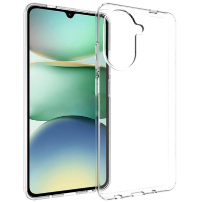 Xiaomi Redmi A5 hard silicone (TPU) clear, transparent case - cover | Priedai.lt