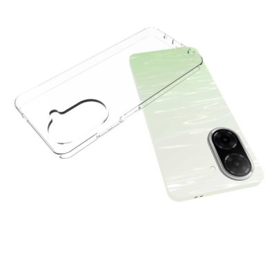 Xiaomi Redmi A5 hard silicone (TPU) clear, transparent case - cover | Priedai.lt
