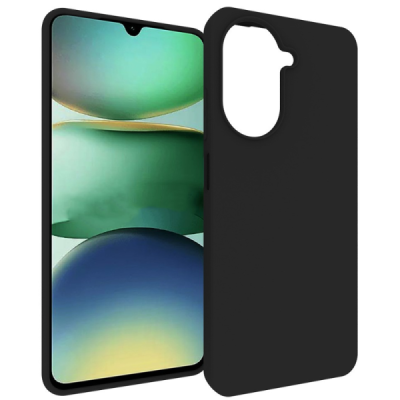 Xiaomi Redmi A5 hard silicone (TPU) black case - cover | Priedai.lt