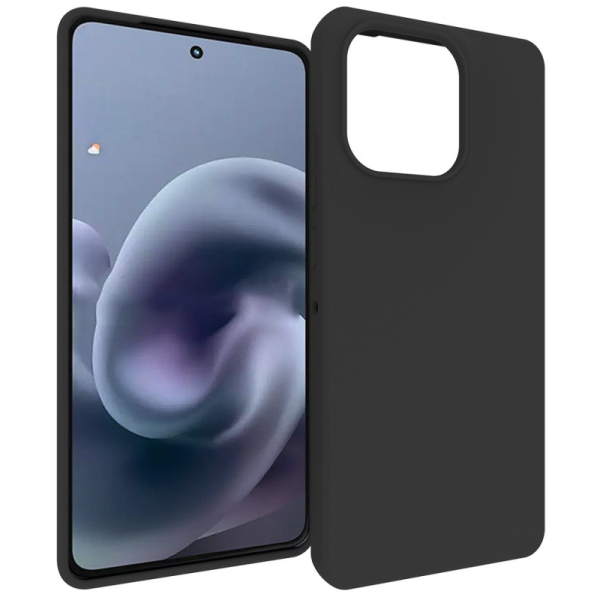 „Xhomet“ Hard silicone (TPU) case - black (Moto G86 Power)
