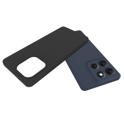 Motorola Moto G86 Power hard silicone (TPU) black case - cover | Priedai.lt