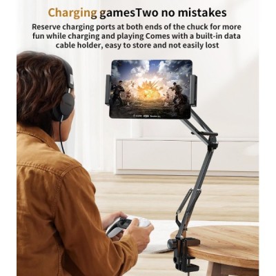 "YESIDO" Desktop Stand universal tablet (phone) holder - black | Priedai.LT