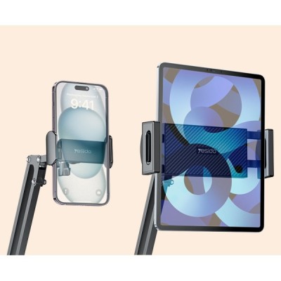 "YESIDO" Desktop Stand universal tablet (phone) holder - black | Priedai.LT