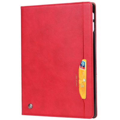 Luxury Boyu Leather Flip Red Case for Apple iPad 11 2025 / iPad 10.9 2022 | Priedai.lt