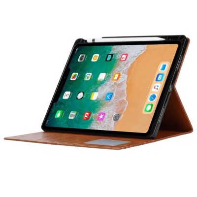 Luxury Boyu Leather Flip Red Case for Apple iPad 11 2025 / iPad 10.9 2022 | Priedai.lt