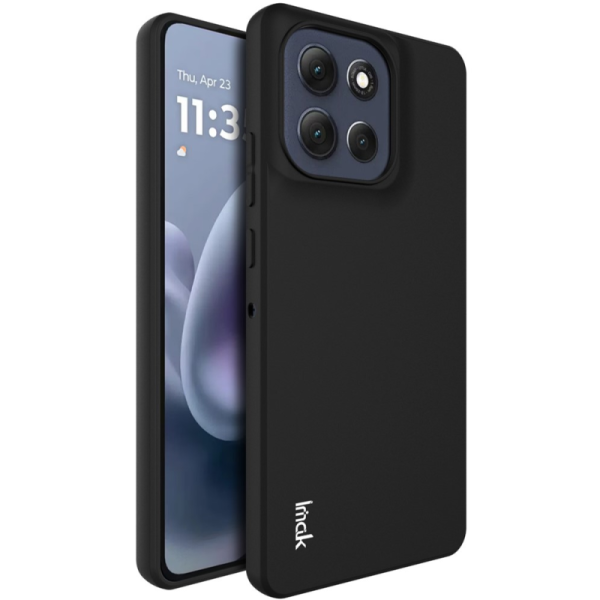 "IMAK" UC-4 hard silicone (TPU) case - black (Moto G86 Power)