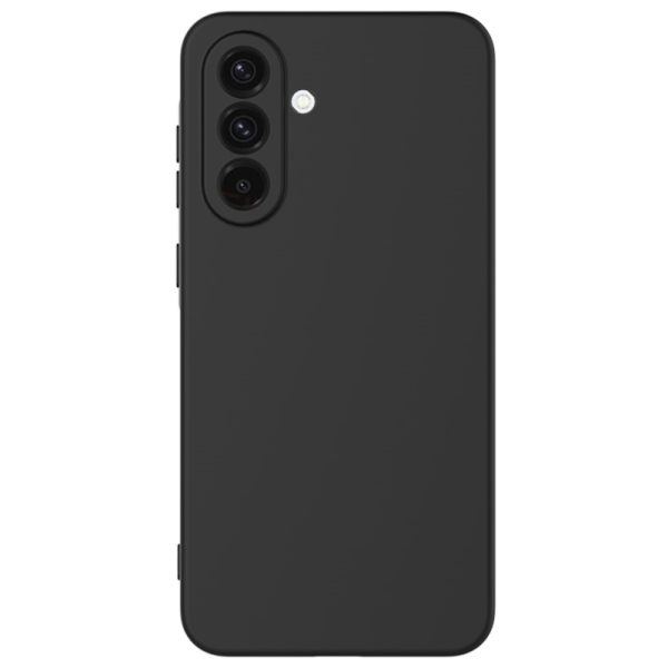 "Shell" hard silicone (TPU) case - black (Galaxy A17)