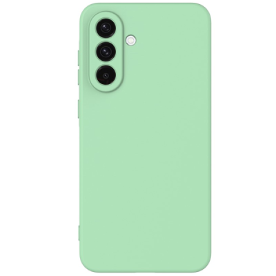 Samsung Galaxy A17 "Shell" hard liquid silicone (TPU) case green - cover | Priedai.lt