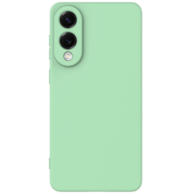 Samsung Galaxy S25 Edge "Shell" hard liquid silicone (TPU) case green - cover | Priedai.lt