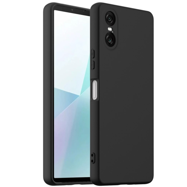 "Shell" MagSafe Hard Silicone (TPU) Case Cover - Black (Xperia 10 VI)