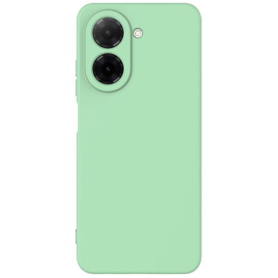 Xiaomi Redmi A5 "Shell" hard liquid silicone (TPU) case green - cover | Priedai.lt