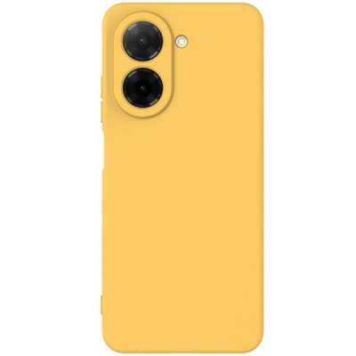 Xiaomi Redmi A5 "Shell" hard liquid silicone (TPU) case yellow - cover | Priedai.lt