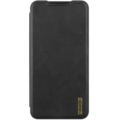 „Nillkin“ Qin Pro series luxury black leather flip case for Samsung Galaxy S25 Edge | Priedai.lt