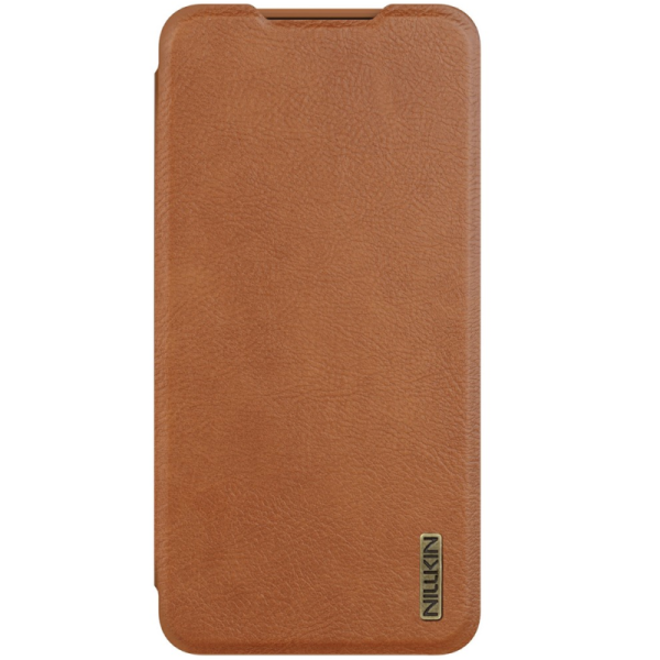 "Nillkin" Qin Pro flip case - brown (Galaxy S25 Edge)