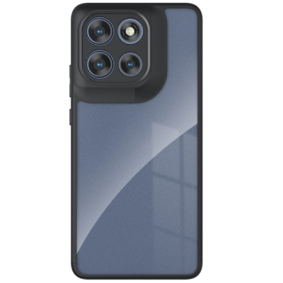 Motorola Moto G86 / G86 Power "Mofan" Clear Hard Silicone TPU Case Cover - Black | Priedai.lt