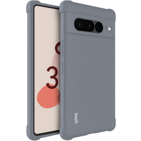 "Imak" reinforced protection hard silicone matte (TPU) case - Grey (Pixel 7)