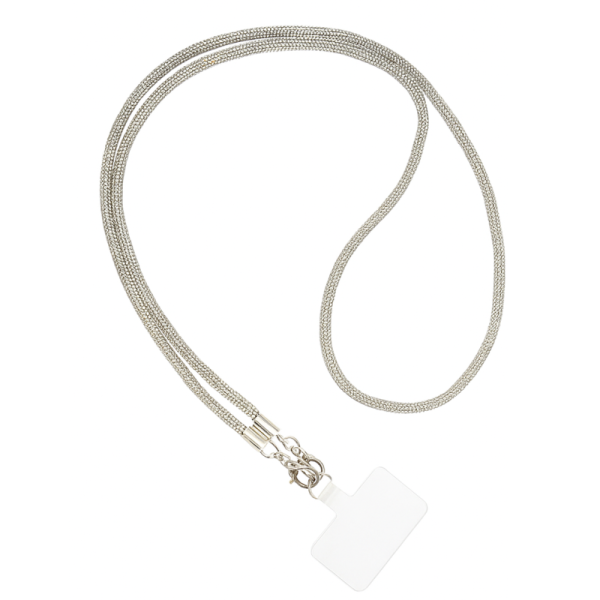 "Yilian" Body Phone Lanyard - silver