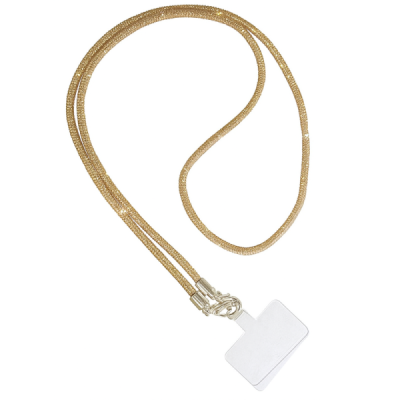 "Yilian" Body Phone Lanyard - gold | Priedai.lt