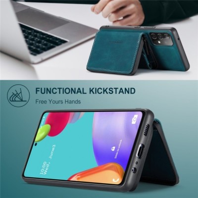 Samsung Galaxy A52 / A52s „JEEHOOD“ Wallet green case - cover | Priedai.lt