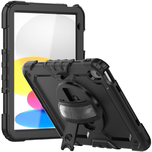 "Carryise" Enhanced protection (360°) case - black (iPad 11 2025 / iPad 10.9 2022)
