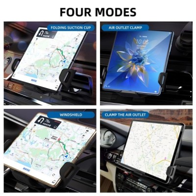 "Shantou" magnetic black car phone holder (by the window) | Priedai.lt