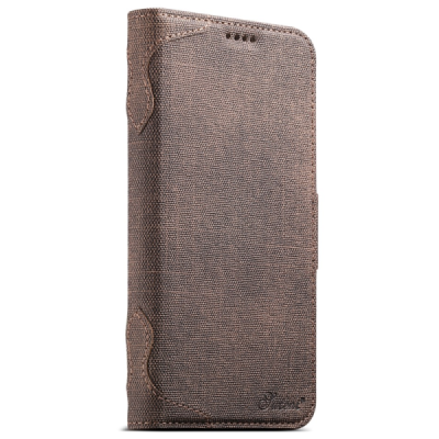 Apple iPhone 16 Pro Max „SUTENI“ MagSafe Retro Solid Flip Case Book - Brown | Priedai.lt